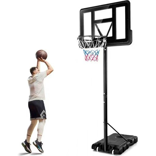 Tablero Acrílico Y Aro Basketball Altura Regulable Premium