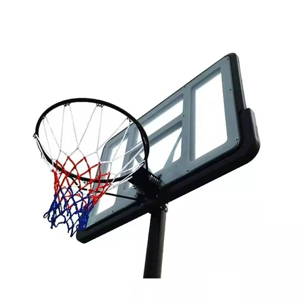 Tablero Acrílico Y Aro Basketball Altura Regulable Premium