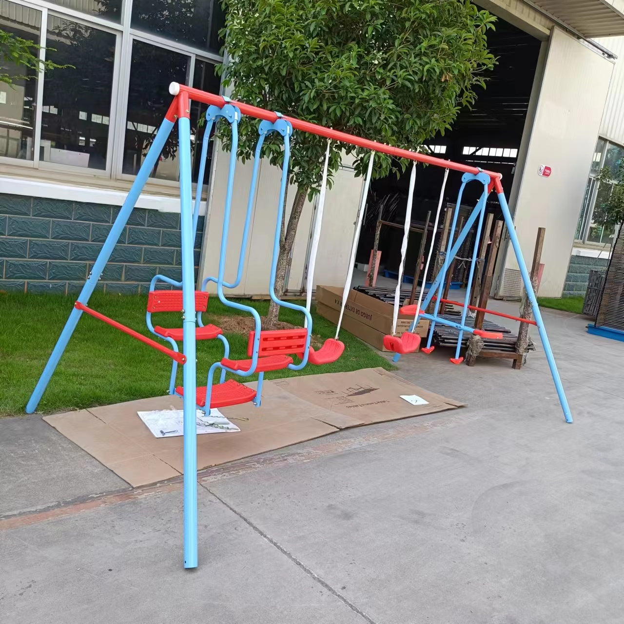 Juego de 2 hamacas, balancín y góndola