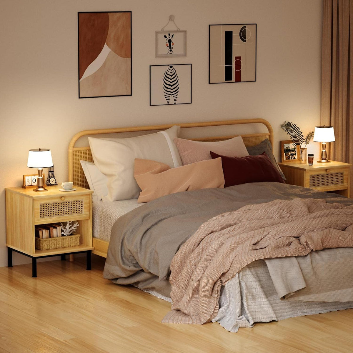 Mesa De Luz  1 Cajón Dormitorio