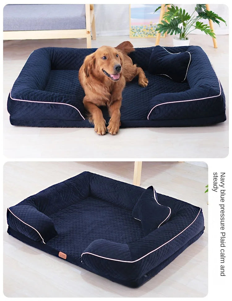 Cama para mascotas XXL c/ almohada