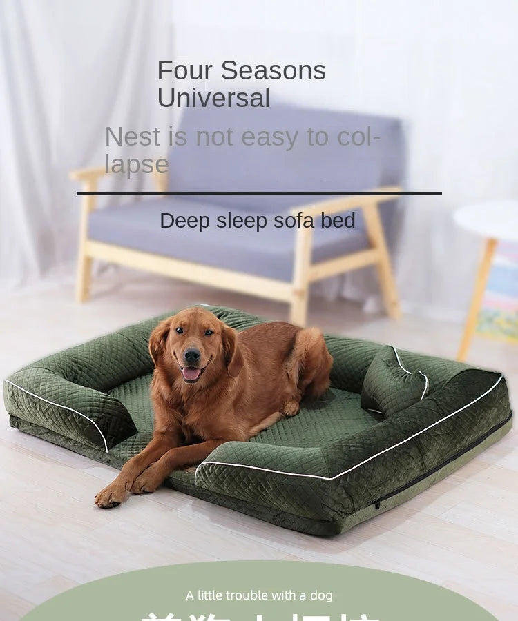 Cama para mascotas XXL c/ almohada