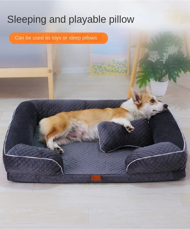 Cama para mascotas M c/ almohada