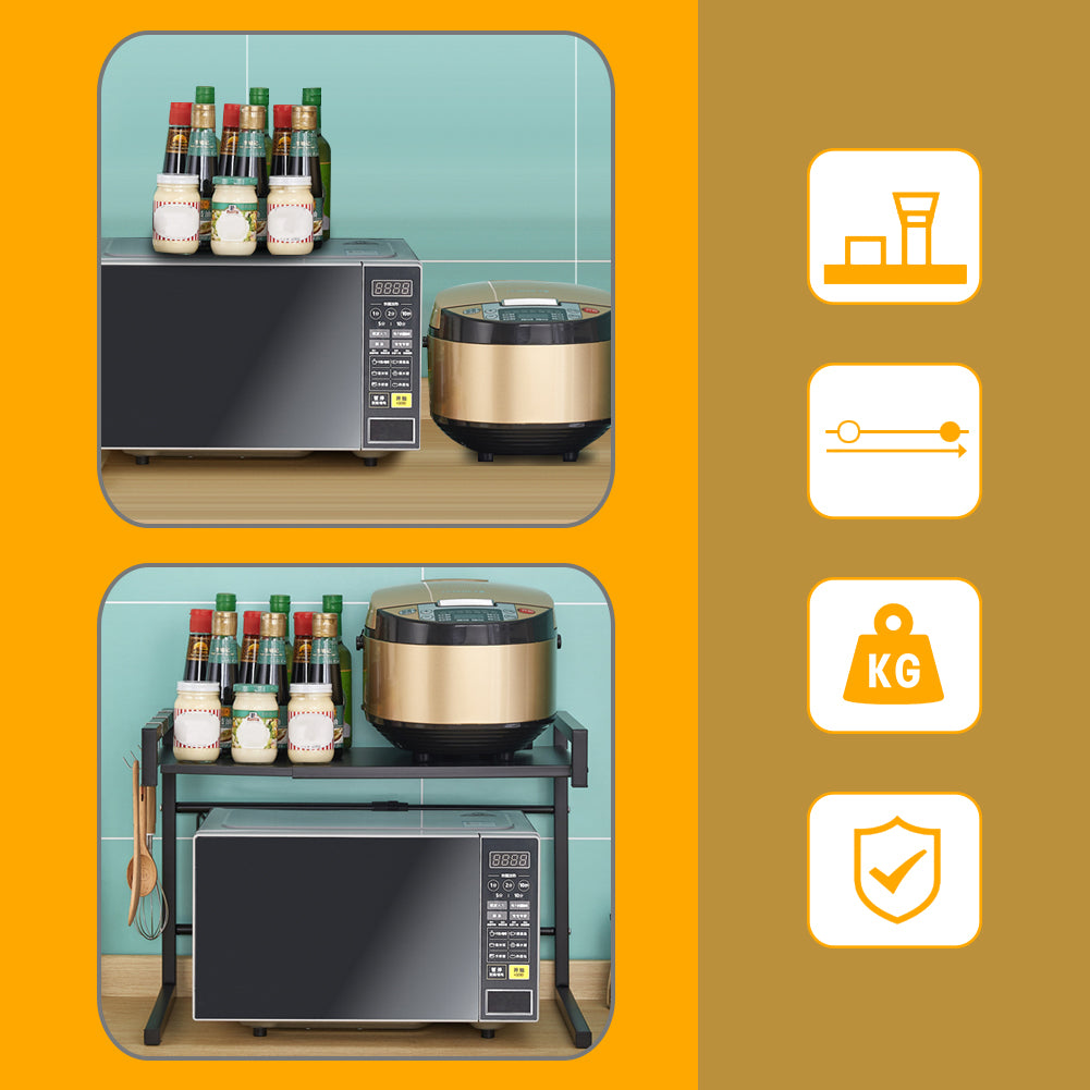 Organizador Rack Para Horno Microondas Ajustable