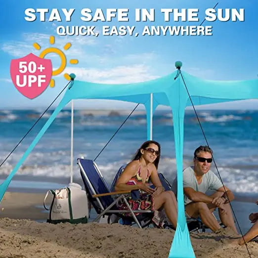 Toldo Gazebo Carpa Para Playa Upf50 Familia