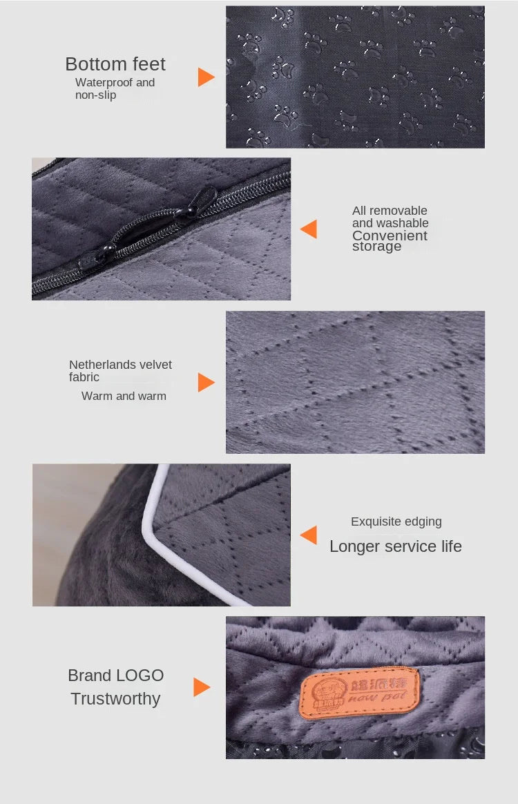 Cama Cucha Para Mascotas Lavable Extraíble Talle L