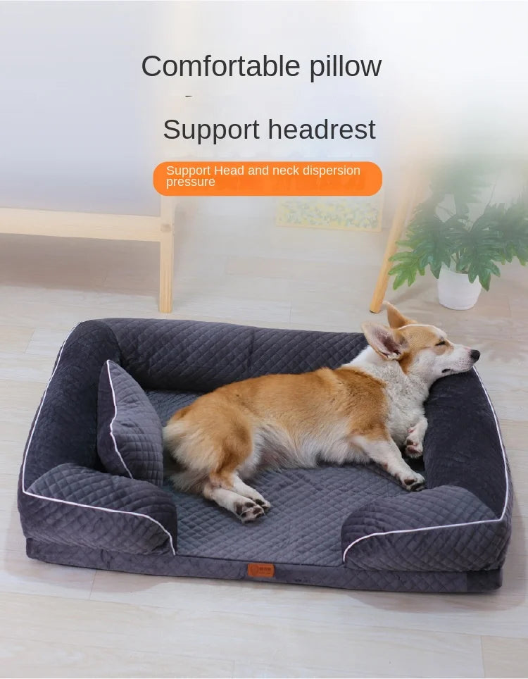 Cama para mascotas M c/ almohada