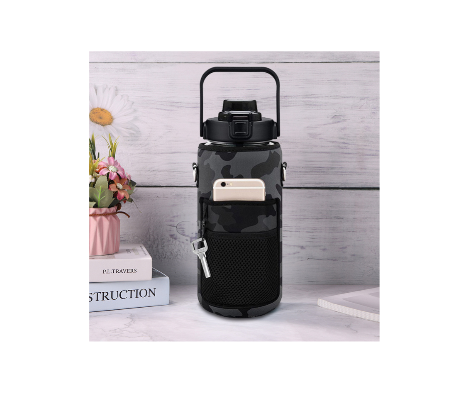 Botella/ Funda Neopreno Deportiva Fitness 2 Litros