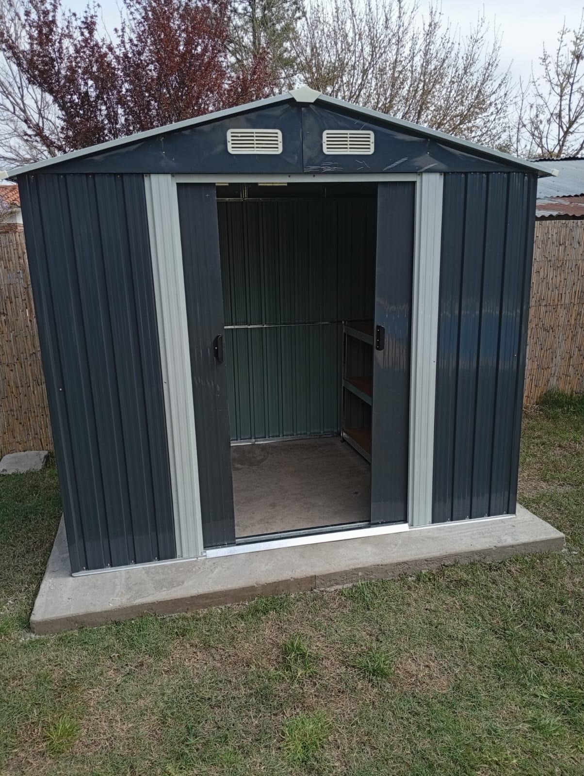 Galpón Caseta Galvanizada 3.8m2