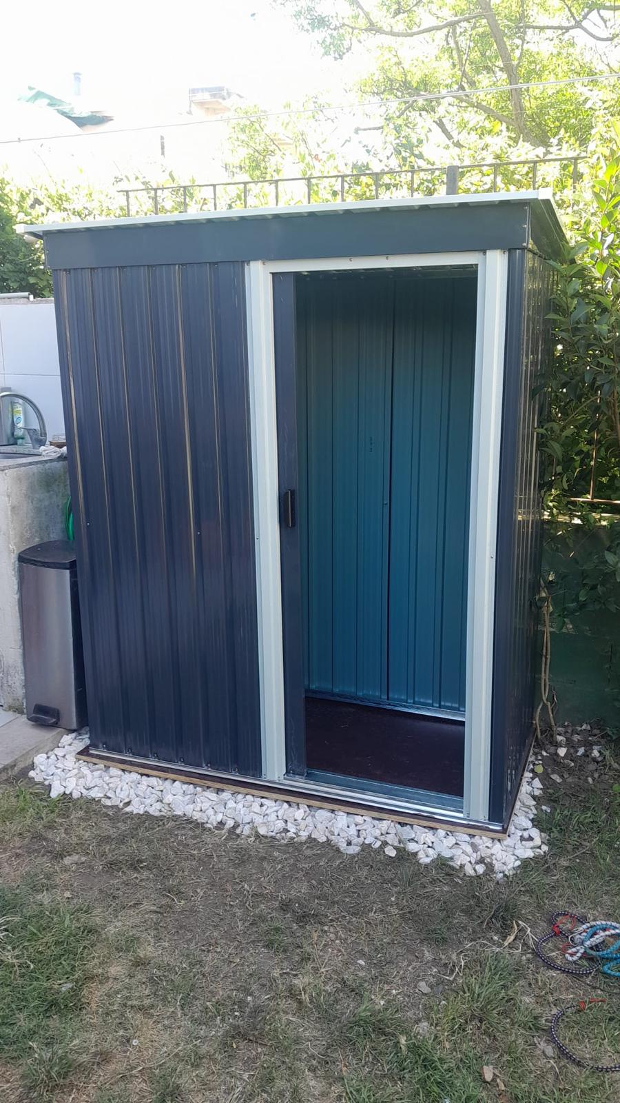 Galpón Caseta Galvanizada 1.5 m2
