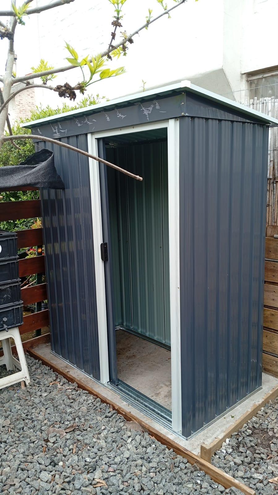 Galpón Caseta Galvanizada 1.5 m2