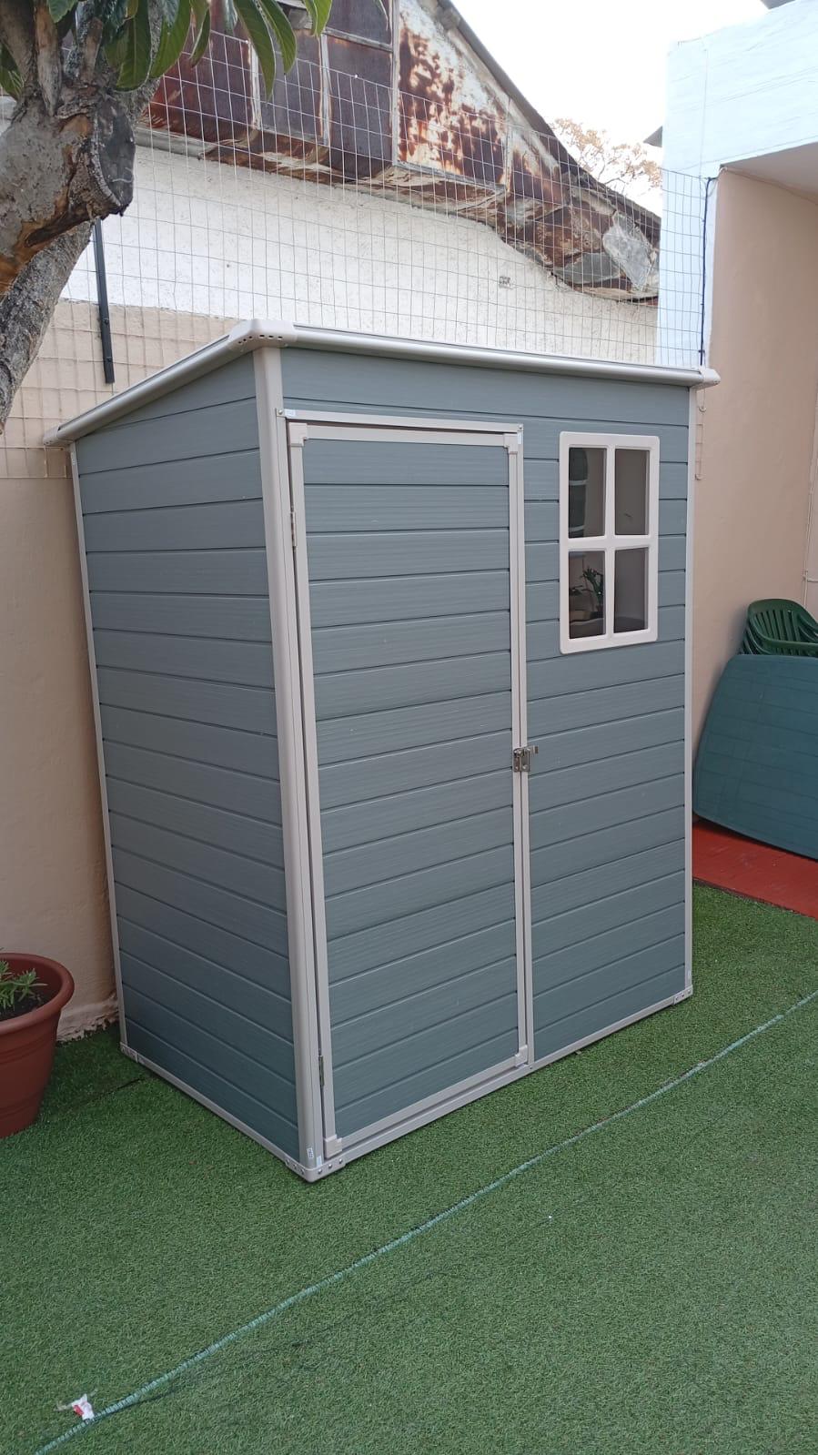 Galpón De Jardín Cobertizo Rersina 1.5m2 Con Piso Berdeal