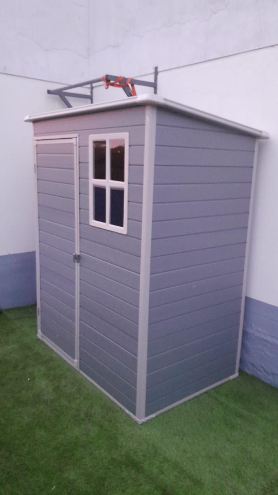 Galpón De Jardín Cobertizo Rersina 1.5m2 Con Piso Berdeal