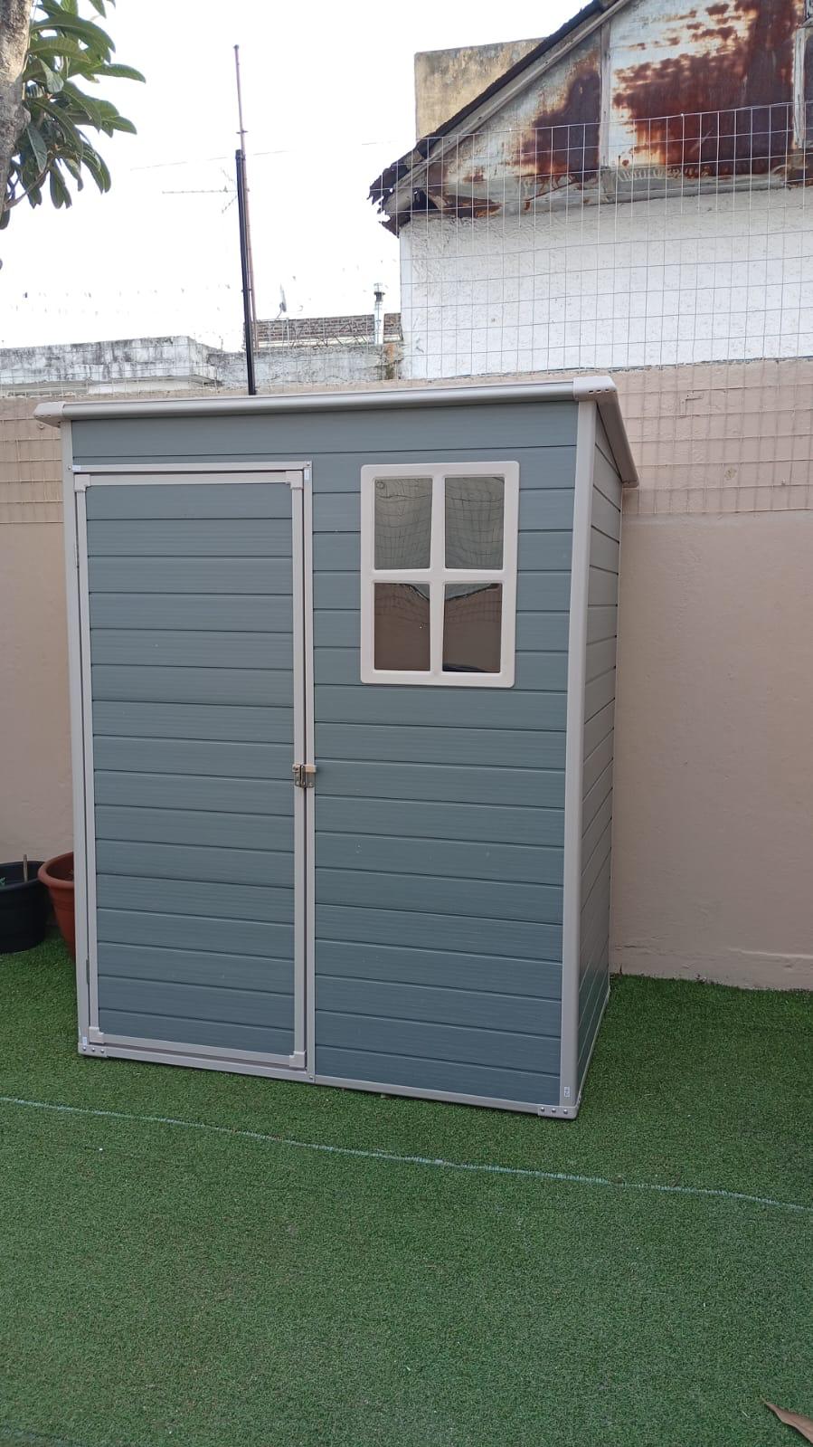 Galpón De Jardín Cobertizo Rersina 1.5m2 Con Piso Berdeal