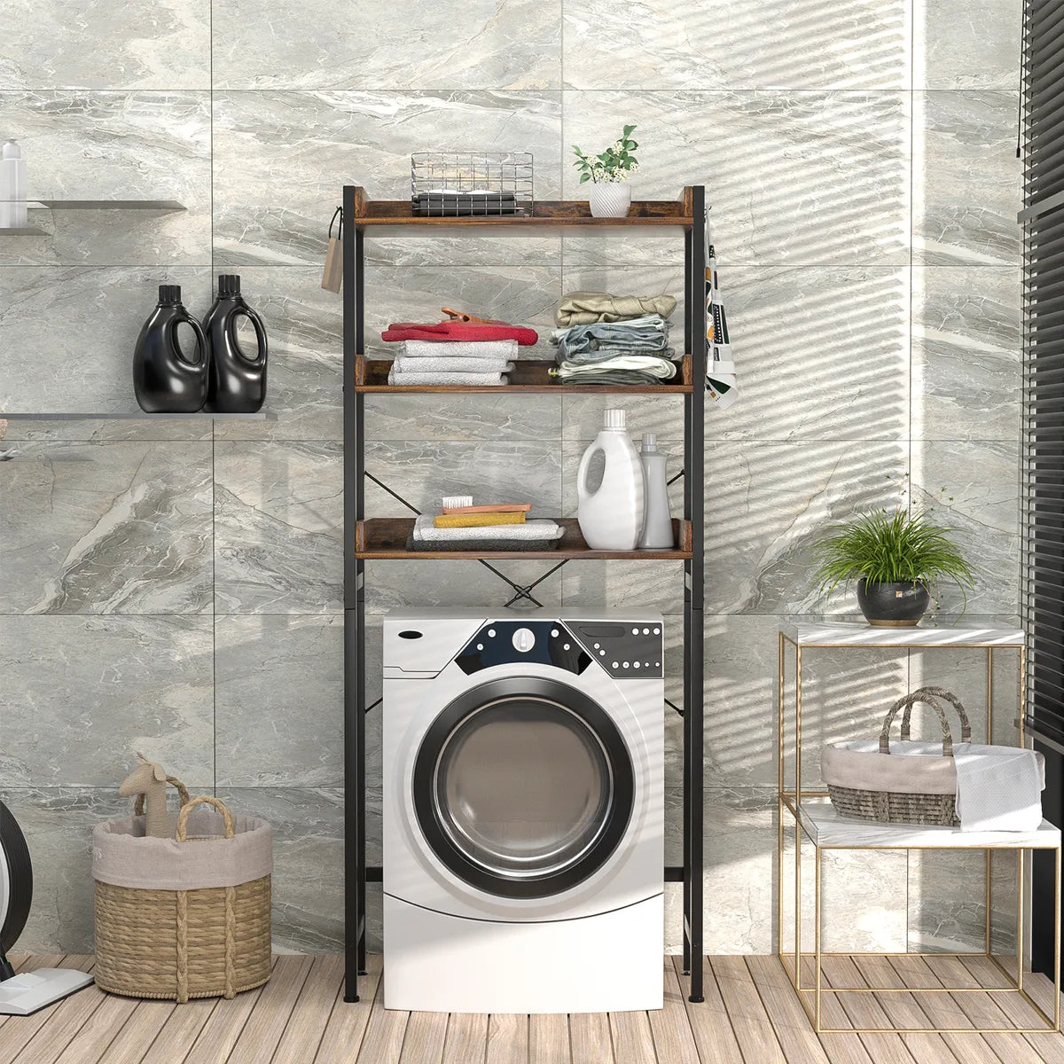 Estantería Repisa Multiuso Sobre Inodoro o Lavarropa