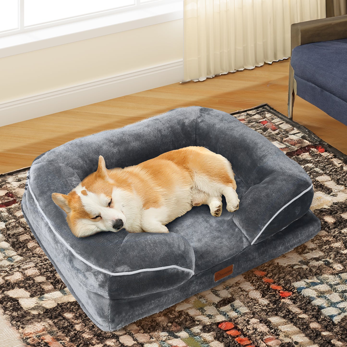 Cama para mascotas M c/ almohada
